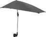 Versa-Brella UPF 50+ Personal Sun Shade - Portable Umbrella for Sports & Outdoors - Secure Clamp, 360-Degree Swivel Adjustable Position for Maximum Sun Protection - Compact with Carry Case