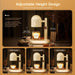 Candle Warmer Lamp with Timer Adjustable Height Flameless Aromatherapy Wax Melter, Cool-Touch Safe Night Light for Home Ambience