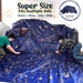 Space Original Blanket Fort Building Kit for Kids, 4 Blanket  Toy, Make a Portable Playhouse, Play Tent Boy and Girl Indoor Outdoor Build Set, STEM Children Toy, Ages 4, 8, 12 +