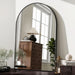 Arched Wall Mirror 24"X36" – Black Metal Frame Vanity Mirrors for Bedroom, Entryway, Living Room Decor