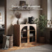 Camel 32 Freestanding Kitchen Cabinet Adjustable Shelves