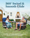Luxury Outdoor Patio Furniture Set with 6-Inch Thick Cushions