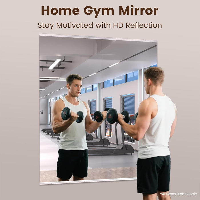 Home Gym Mirror 56"X24", 2 PCS
