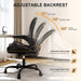 Office Chair, Ergonomic Desk Chairs 330LBS Capacity High Back Mesh Computer Chair with Flip-Up Armrests, Comfy Work Chair with Adjustable Lumbar Support, Rolling Chair