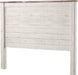 Willowton Cottage Farmhouse Panel Headboard ONLY, Queen, Whitewash
