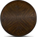Solid Wood 5-Piece round Dining Set in Cherry Brown