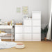 2 Drawer File Cabinet with Lock,Filing Cabinets for Home Office,Metal Small File Cabinet for Letters/Legal/A4 Size, Assembly Required,White 2 Drawer-15 W