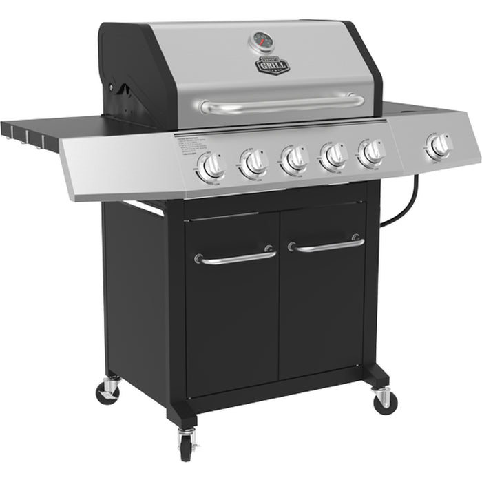 Expert Grill 5 Burner Propane Gas BBQ Grill Barbecue Grill with Side Burner