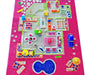 Vibrant Pink 3D TexturedDurable Play Rug 31.5x44.5Inches