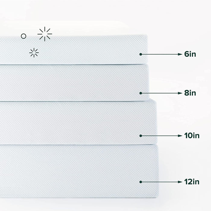 Queen Cooling Gel Memory Foam Mattress, 10 Inch, Medium-Firm