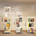 Three Tier Rotating Bookshelf With Illuminated LED