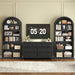 Arched Bookshelf, 75.8" Tall Arch Bookcase with Storage