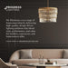 Five Light Chandelier Fixture White Textured Bronze