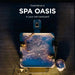 Square Bubble Massage Spa with Hard Exterior & Soft Lining Interior, 4 to 6 Person Outdoor Hot Tub with Hydro Jets, Oslo