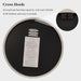 round Mirror 28 Inch,Linen-Texture Circle Wall Mirror for Bathroom, Bedroom, Entryway, Living Room