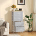 4 Storage Drawer Dresser, Storage Cabinet, Clothes Organizer