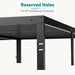 Full Size Metal Platform Bed Frame with Storage Space, Heavy Duty Sturdy Mattress Foundation, Strong Support Slats, 800LBS, Easy to Assemble, Black