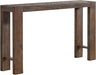 Classic Solid Wood Console Table - 56 Inch Modern Farmhouse Entryway Table - Easy Assembly Living Room Furniture for behind the Couch, Entryway, or Hallway (Brown)