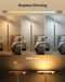 Wood Torchiere Floor Lamp Dimmable Color Temperature