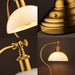 Bankers - Cordless LED Table Lamp, Battery-Operated, Rechargeable, 3-Level Dimming, Universal USB-C Charging, 180° Swivel Head, White Jade Glass Shade, Antique Brass