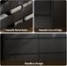 9 Drawer Dresser for Bedroom, 63" Long Black Chest of Drawers W/Led Lights