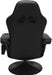 900 Gaming Recliner - Video Games Console Recliner Chair, Computer Recliner, Adjustable Leg Rest and Recline, Recliner with Cupholder, Reclining Gaming Chair with Footrest - Gray