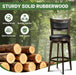 26" Swivel Barstools Set of 2, Counter Height Stool with Back