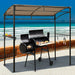 7 Feet Grill Gazebo with Serving Shelf and Storage Hooks