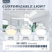 42 Inch White Ceiling Fan RemoteControl DimmableLight