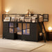 Black PremiumMetalConstruction Twin Over Twin Bunk Bed