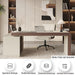 Premium L Shaped Executive Desk 72In Multifunctional