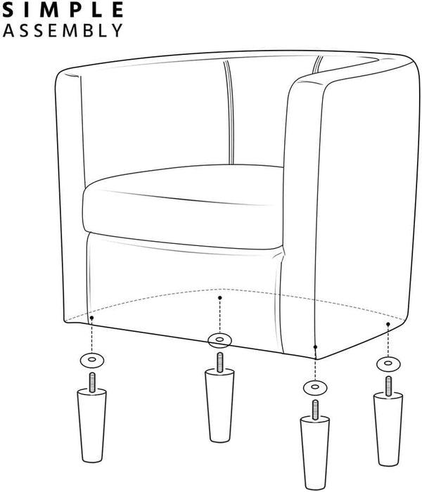 Accent Chair, Modern Velvet Armchairs with Big Ample Seat, Cozy Upholstered Barrel Sofa Chair for Living Room Bedroom Waiting Room, Set of 2, Gray