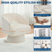 Beige Velvet 360 Swivel Oversized Designer Armchairs