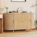 Natural Burlwood 39.4 Inch Filing Cabinet Organizer