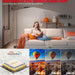 LED Floor Lamp with Remote, CRI97 Full Spectrum Eye-Caring Reading Lamp, Stepless Dimmable 3000K-5000K Task Floor Lamp with Flexible Gooseneck for Living Room, Bedroom, Office