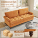 81-Inch Ginger Sofa Modern Upholstered Living Room