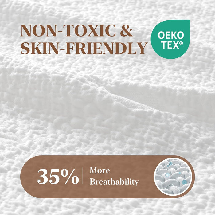 Extra Firm Queen Mattress 14 Inch, Luxury Hybrid Mattress in a Box for Deep Sleep & Lumbar Support, Certipur-Us & Zero Fiberglass, 365-Night Trial