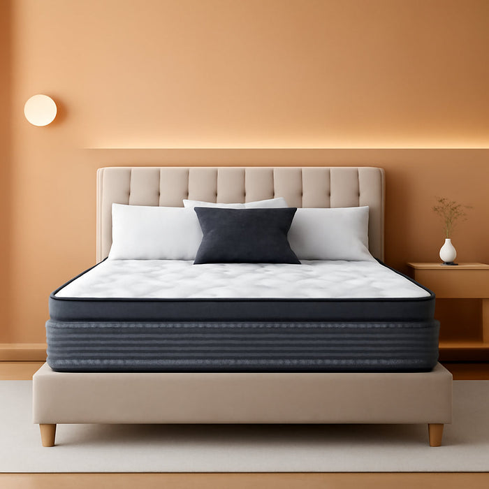 Queen Hybrid Mattress 12 Inch FiberglassFree MemoryFoam