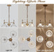 Chandelier Light 3 Lights Chandeliers Lamp Modern Pendant Lighting Fixtures for Dining Room Entryway Living Room Bedrooms Foyer Entrance Kitchen