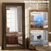 Wood Full Length Mirror 71"X30", Large Solid Wood Frame Floor Mirror