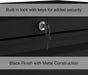 Commercial 4-Drawer Lateral File Cabinet, Letter/Legal Size, Lockable, 52.36" H X 36" W X 18.62" D, Black (60925/17454)