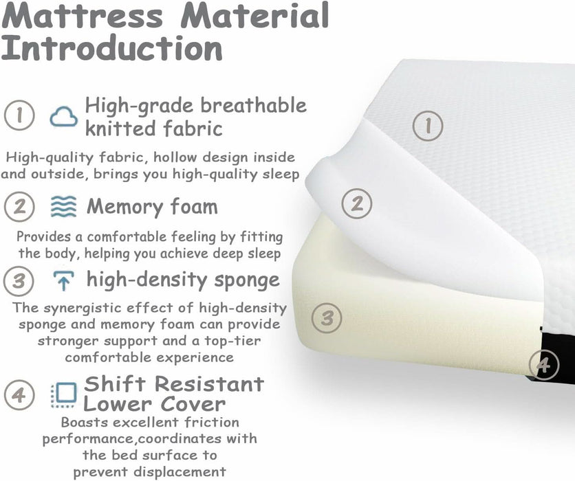 Queen Memory Foam Mattress CertipurUS Certified Quality