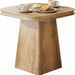 Natural Walnut Wood Farmhouse Dining Table Pedestal