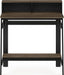 Simplistic a Frame Computer Desk, 17.9"D X 31.6"W X 35.5"H, Columbia Walnut