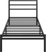 12 Inch Twin Bed Frame with Headboard and Footboard