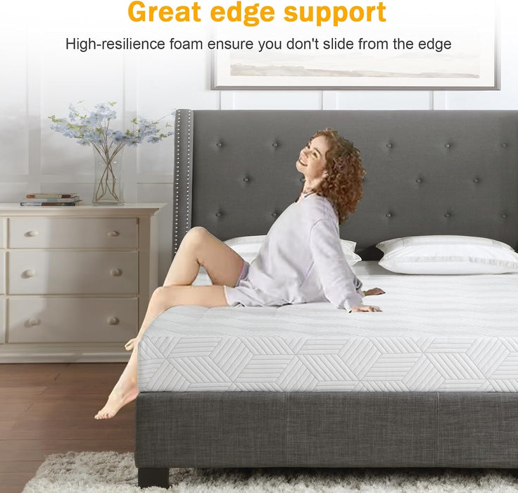 Twin Mattress in a Small Box with Medium-Firm Memory Foam
