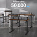 Electric Standing Desk Adjustable Height, Stand up Home Office Desk, 40X24 Inches Sit Stand Desk with Memory Preset, Rustic Brown