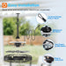 20 Inch Outdoor Ceiling Fan with Light for Patio, IP65 Waterproof Plug in Caged Hanging Fan, Remote Control, 3 CCT, 6 Speeds Reversible Outdoor Fan for Gazebo, Pergola, Porch