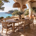 70.87-Inch Oval Dining Table for 4-6