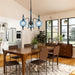 Cerulean Vintage Three Light Pendant Ceiling Fixture
